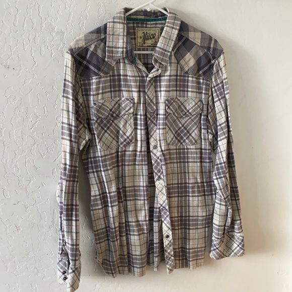 Plaid button up - Picture 1 of 2